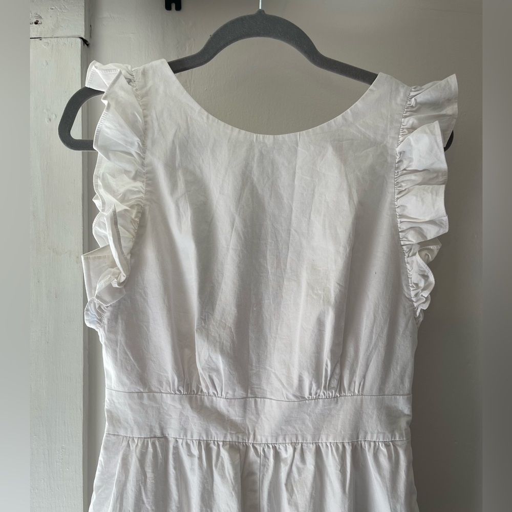 White cotton jumpsuit